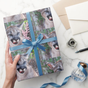 Papier Cadeau Rouleau de papier à envelopper de cougar Cub