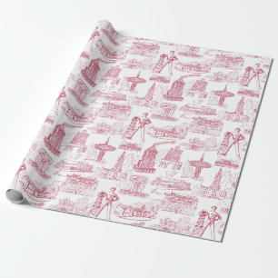 Papier Cadeau Rouleau de papier d'emballage Tulsa Toile
