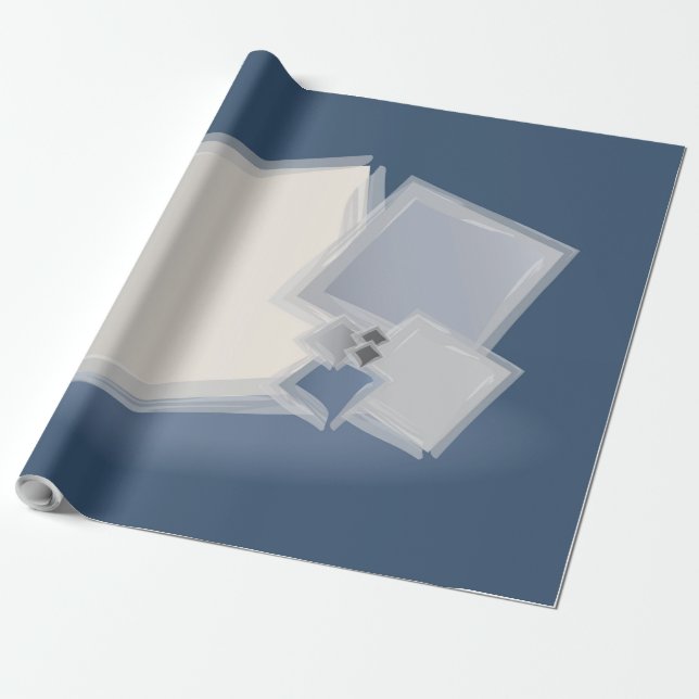 Papier Cadeau Roulement des carrés Fibonacci (Déroulé)