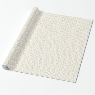 Papier Cadeau Roulettes en argent et en or