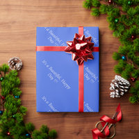 Royal Blue 4169E1 - Message personnalisé ou vide