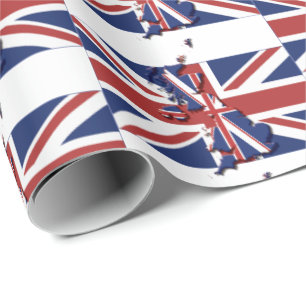 Papier Cadeau Royaume-Uni  Royaume-Uni  UNION JACK