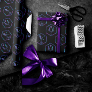 Papier Cadeau RPG Dragon   Dés pour joueurs de jeux de société N
