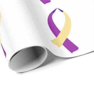 Papier Cadeau Ruban de sensibilisation (cancer de la vessie)