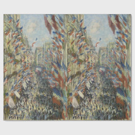 Papier Cadeau Rue Montorgueil à Paris Claude Monet