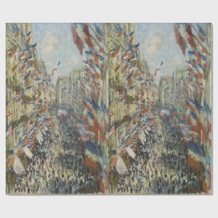 Papier Cadeau Rue Montorgueil à Paris Claude Monet