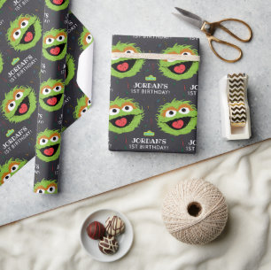 Papier Cadeau Rue Sésame   Tableau de bord Oscar Anniversaire