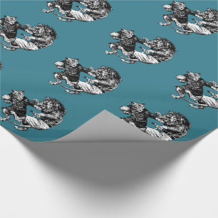 Papier Cadeau Rugby vintage