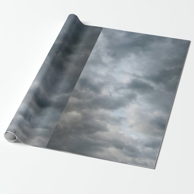 Papier Cadeau Rupture de nuages de tempête (Déroulé)