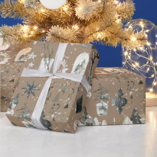 Papier Cadeau Russe Kraft Tout Noël scandinave 2