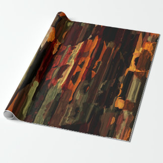 Papier Cadeau Rustic Fall Abstrait Art Paint Texture