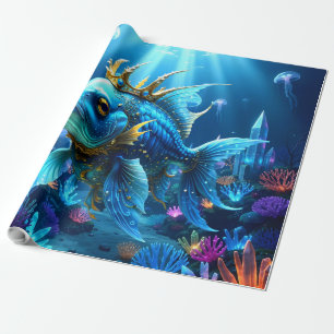 Papier Cadeau Sa Majesté le Poisson