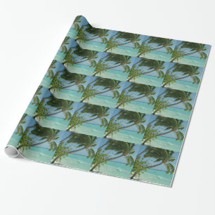 Papier Cadeau Sable de plage Tropical Sable Eau Soleil Océan Vag