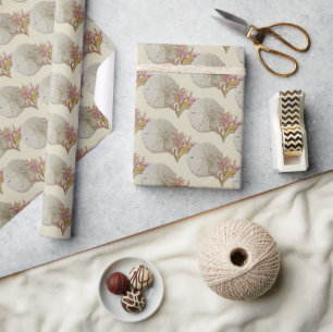 Papier Cadeau Sable Dollar Corail de mer