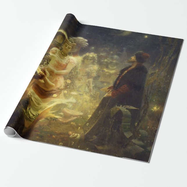 Papier Cadeau Sadko dans la sirène sous-marine d'Ilya Repin de (Déroulé)