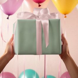 Papier Cadeau Sage souple