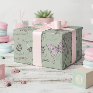 Papier Cadeau Sage Sweet Petit Critère Feminine Blush Rose