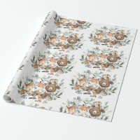 Sage Whimsical Green Forêt Animaux