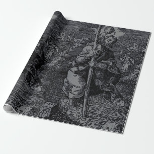 Papier Cadeau Saint Christophe vénéré par les chrétiens