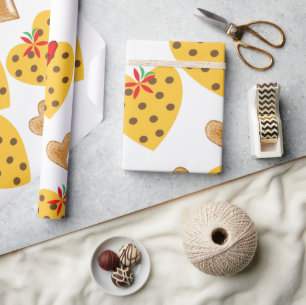 Papier Cadeau Saint Valentin Envelopper le papier Coeurs