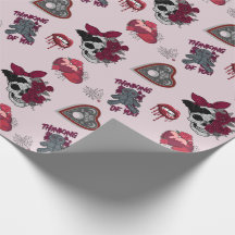 Saint Valentin gothique Goth rose