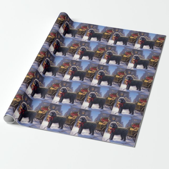 Papier Cadeau Saison des fêtes de Noël des canicules (Déroulé)