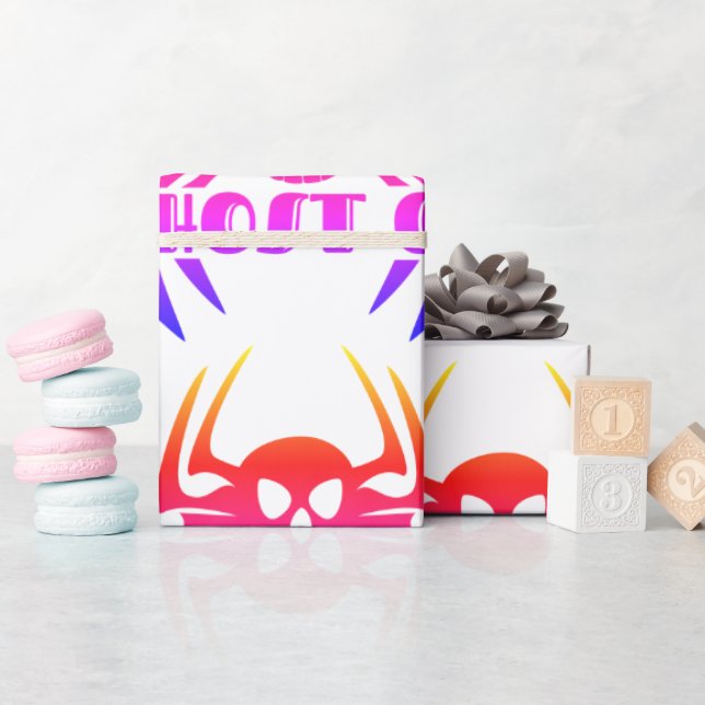 Papier Cadeau Saison Éffrayante de Ghost Go (Baby Shower)