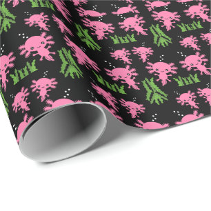 Papier Cadeau Salamandre axotique exotique