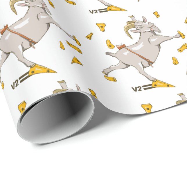 Papier Cadeau Salle de sport Goat Bouldering (Coin rond)