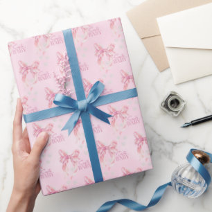 Papier Cadeau Santa Baby Baby Shower