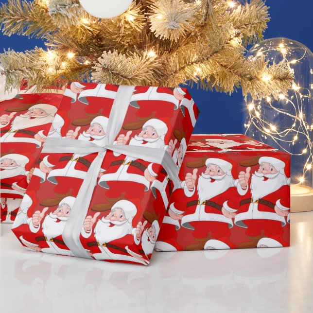 Papier Cadeau Santa Claus (Vacances)