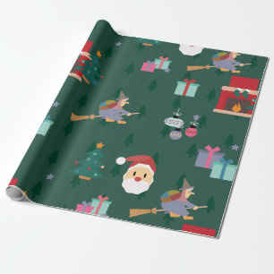 Papier Cadeau santa claus befana