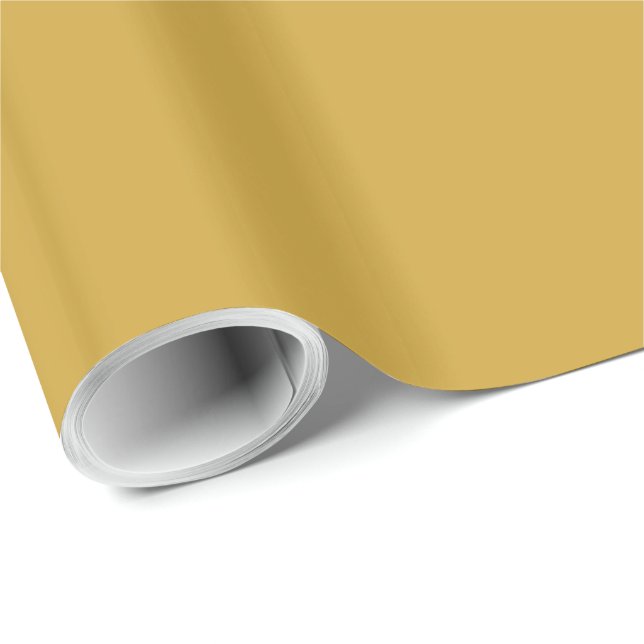 Papier Cadeau Satin Sheen Or (Coin rond)
