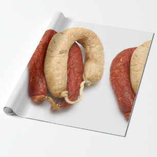 Papier Cadeau Saucisses typiques de Portugais