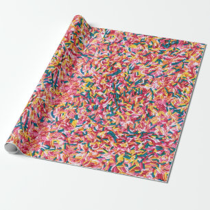 Papier Cadeau Saupoudrer Jimmies Fun Food Wrapper Paper