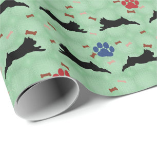 Papier Cadeau Saut de Schnauzer