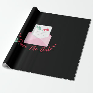 Papier Cadeau "Save the date" pour mariage