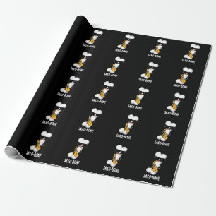 Papier Cadeau Saxo os Funny Bone Funny Musique Pun Dark BG