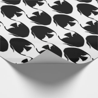 Papier Cadeau Scalaire noir