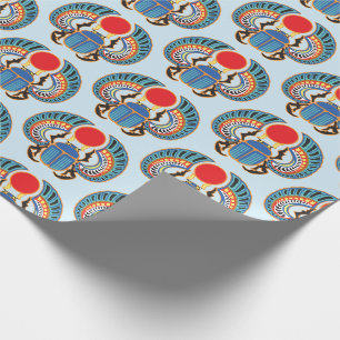 Papier Cadeau scarabée égyptien