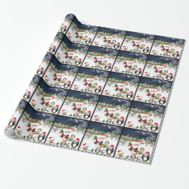 Papier Cadeau Scènes de Noël