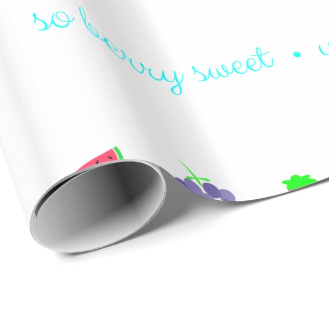 Papier Cadeau Scènes d'été (Coin rond)