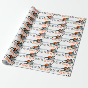 Papier Cadeau Scie à chaîne