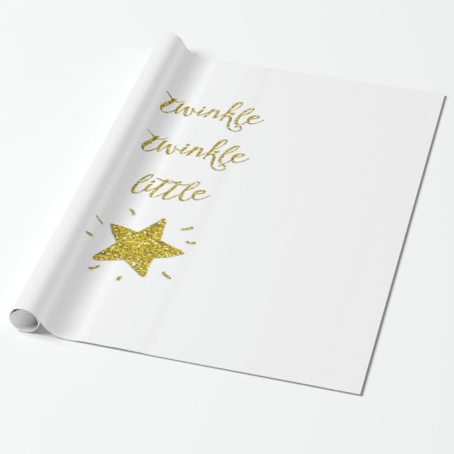 Papier Cadeau Scintillement (Déroulé)