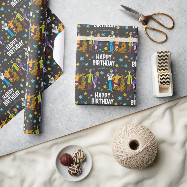 Papier Cadeau Scooby-Doo Gang Joyeux anniversaire (Artisanat)