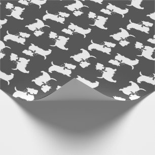 Papier Cadeau Scottish Terrier Scotty Chien Chien Chien Puppy Sc