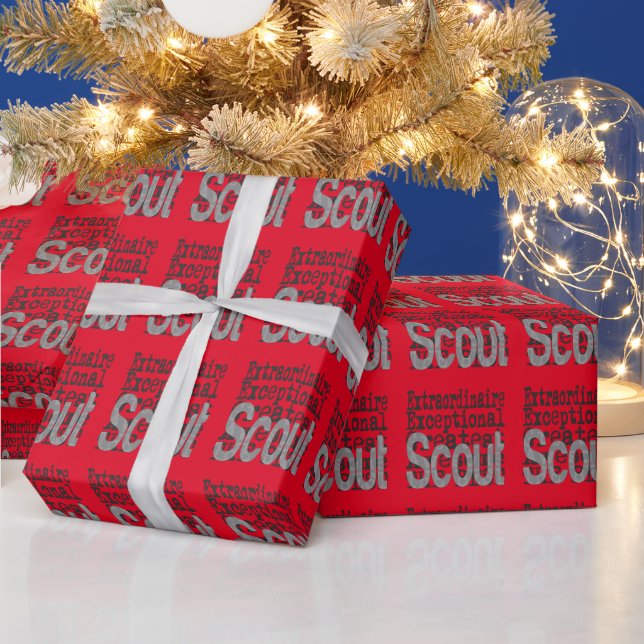 Papier Cadeau Scout Extraordinaire (Vacances)