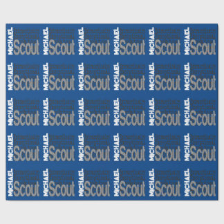 Papier Cadeau Scout Extraordinaire PERSONNALISÉ