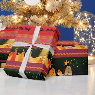 Papier Cadeau Script de nuit Trois hommes sages Noël