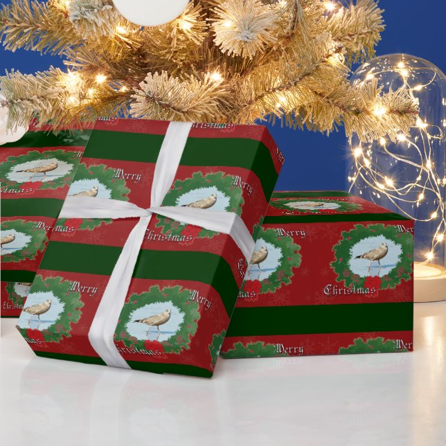 Papier Cadeau Seagull Joyeux Noël - Papier d'enveloppement (Vacances)